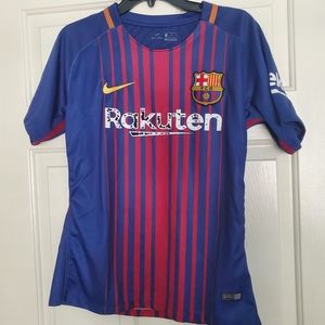 Nike Rakuten FCB Barcelona Messi Jersey Sz S